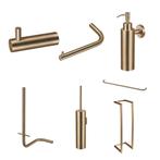 Accessoireset Qisani Flow Compleet Geborsteld Goud, Doe-het-zelf en Verbouw, Ophalen of Verzenden, Nieuw, Bad