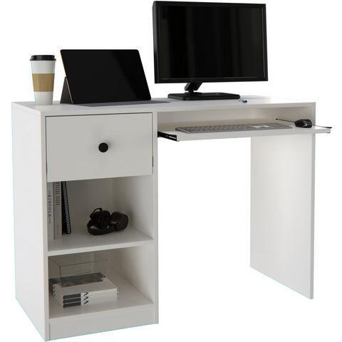INOSIGN Bureau PODUM, pc-bureau, Toetsenborduitrek,, Huis en Inrichting, Bureaus, Nieuw, Verzenden