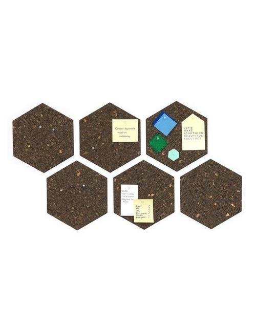 Kurk prikbord zeshoek, Huis en Inrichting, Woonaccessoires | Memoborden, Ophalen of Verzenden