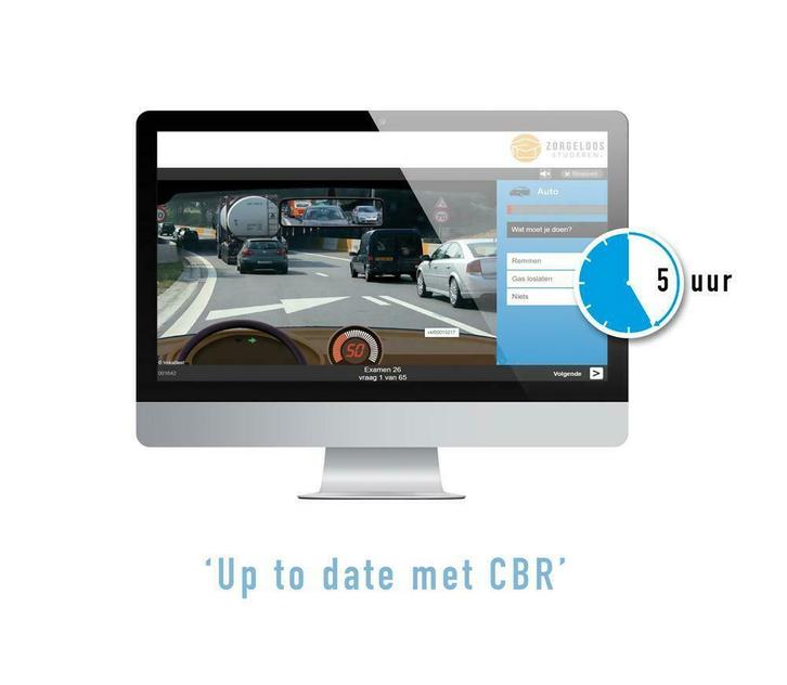 5 Uur Auto Theorie Examens Oefenen - Oefenexamens maken, Boeken, Studieboeken en Cursussen, Nieuw, Overige niveaus, Verzenden