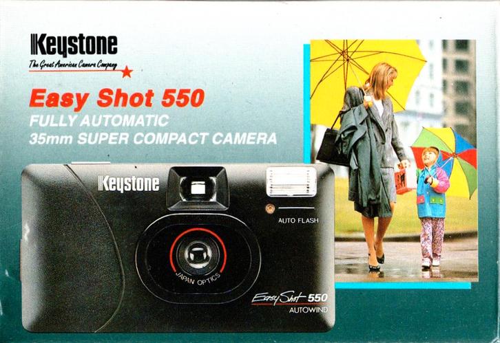 Keystone Easy Shot 550 35mm Compact Film Camera (Nieuw), Audio, Tv en Foto, Fotocamera's Analoog, Nieuw, Verzenden