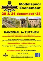 Modelspoor-treinenbeurs/modelspoorweekend 20 en 21 dec 25, Hobby en Vrije tijd, Modeltreinen | N-Spoor, Ophalen, Nieuw, Piko, Gelijkstroom