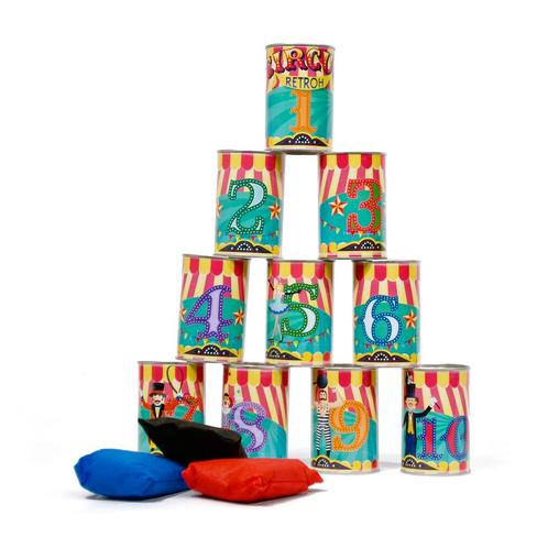 Retr-Oh Blikgooien buitenspel / Bli van €19,95 voor €11,97, Hobby en Vrije tijd, Gezelschapsspellen | Overige