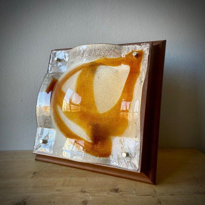 Plafondlamp - Glas, Antiek en Kunst, Antiek | Lampen