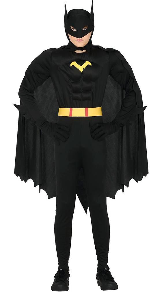 Helden Kostuum Tiener Zwart 14/16 jaar, Kinderen en Baby's, Carnavalskleding en Verkleedspullen, Nieuw, Verzenden