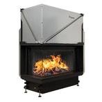 Inbouw Houtkachel Quattro 90 Links Glas Premium Edition, Verzenden, Nieuw