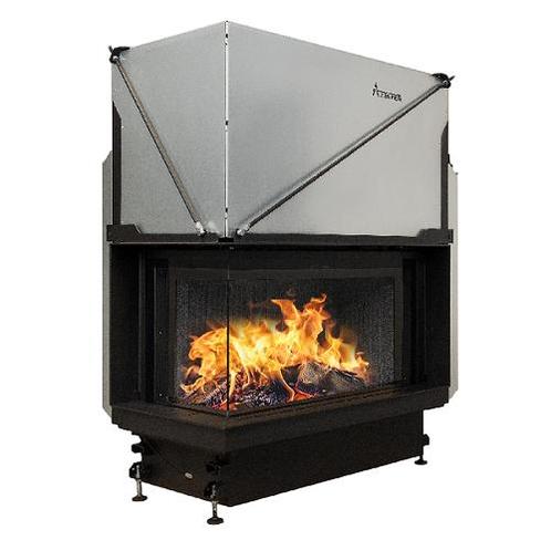 Inbouw Houtkachel Quattro 90 Links Glas Premium Edition, Huis en Inrichting, Kachels, Verzenden