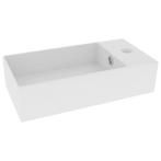 Matwitte Wastafel Keramiek | Tweedekansje | Badkamer Upgrade, Ophalen of Verzenden, Nieuw, Wastafel