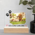 Life is better with a dog - Lamp, Verzenden, Nieuw