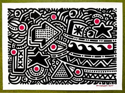 Ottograph (XX-XXI) - All the way up XL, Antiek en Kunst, Kunst | Schilderijen | Modern