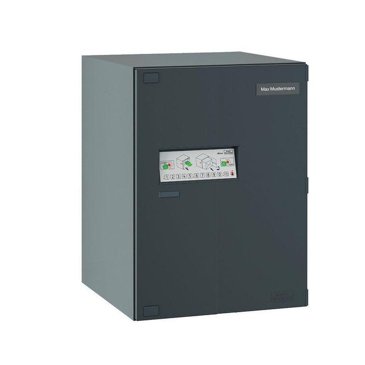 Burg-Wächter eBoxx EASY+ pakketbox 98ltr E635ANT - antraciet, Tuin en Terras, Brievenbussen, Nieuw, Verzenden