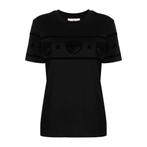 Chiara Ferragni • zwart t-shirt met logo • XXS, Nieuw, Maat 34 (XS) of kleiner, Chiara Ferragni, Zwart