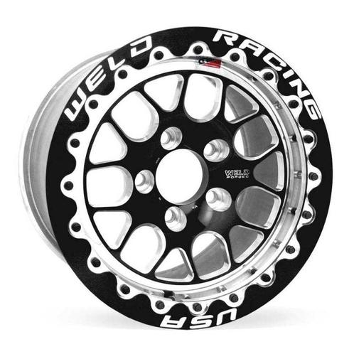 Weld S77 15x10.33 / 5x120mm BP / 7.5in. BS Black Wheel, Auto-onderdelen, Banden en Velgen, Ophalen of Verzenden
