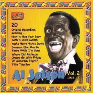 cd - Al Jolson - Al Jolson Vol. 2 1916-18, Cd's en Dvd's, Cd's | Overige Cd's, Zo goed als nieuw, Verzenden