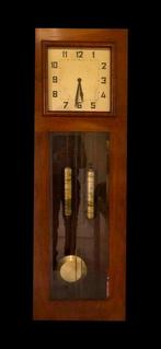 Staande klok - Hout, Messing, Glas - 1910-1920, Antiek en Kunst