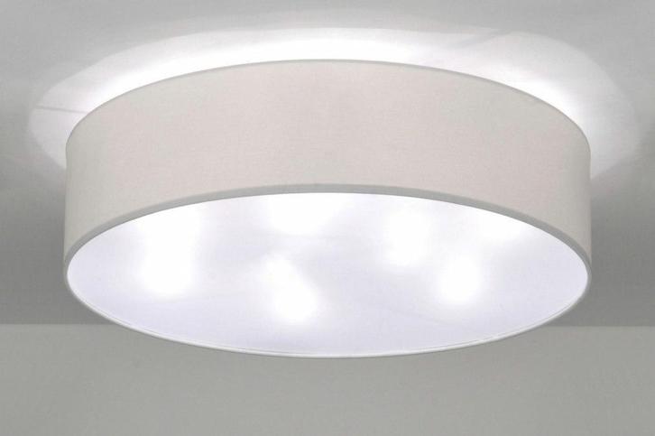 Rietveld Plafondlampen - Wit - Stof, Huis en Inrichting, Lampen | Plafondlampen, Verzenden