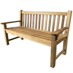 Pablo tuinbank 158x74xH92 cm teak, Ophalen of Verzenden, Nieuw, Teakhout