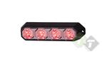 Stroboscooplamp, Waarschuwingslamp LED, ROOD, 12 Tot 24 Volt, Ophalen of Verzenden, Nieuw, Universele onderdelen