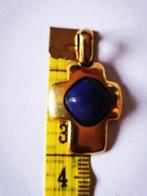 Kruishanger - 18 karaat Geel goud Lapis lazuli, Sieraden, Tassen en Uiterlijk, Antieke sieraden