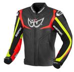 Berik Wild Chase Zwart Wit Rood Geel Leren Motorjas, Nieuw met kaartje, Jas | leer, Berik, Heren