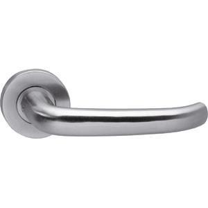 Intersteel enkele Deurkruk / Deurklink rechts Sabel op rond, Doe-het-zelf en Verbouw, Hang- en Sluitwerk, Nieuw, Ophalen of Verzenden