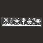 Raamsticker kerst | PEHA | 9.5 x 40 cm (Sneeuwvlokken), Verzenden, Nieuw