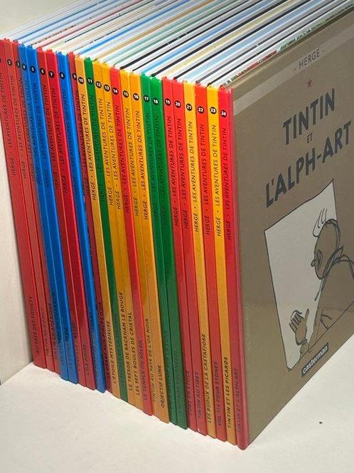 Tintin T1 à T24 - 24x C - Série complète - 24 Albums -, Boeken, Stripboeken