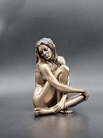 Beeld, Lady - Cold-Bronze - 11.5 cm - Hars, Antiek en Kunst, Kunst | Designobjecten