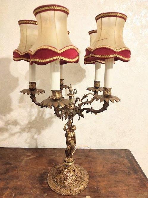 Tafellamp - Messing, Antiek en Kunst, Curiosa en Brocante