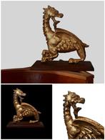 sculptuur, Drago - 35 cm - Hout, Antiek en Kunst
