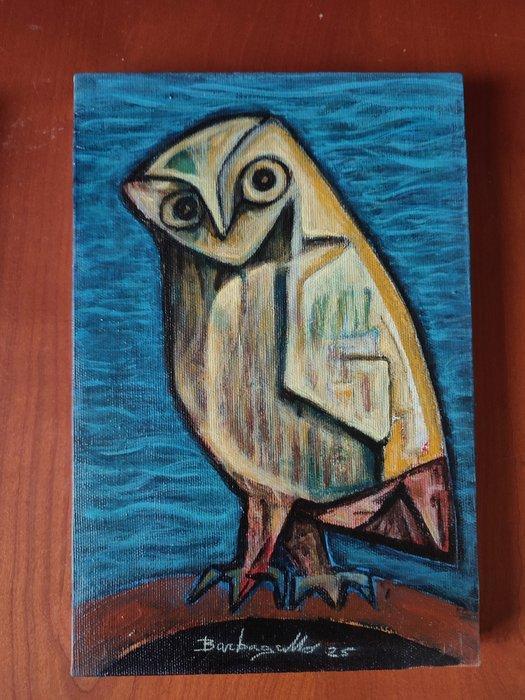 Orazio Barbagallo - CIVETTA 2, Antiek en Kunst, Kunst | Schilderijen | Modern