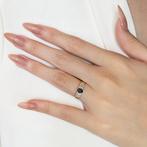 Ring - 18 karaat Geel goud - 0.29ct. tw. Saffier - Diamant, Sieraden, Tassen en Uiterlijk, Ringen, Nieuw