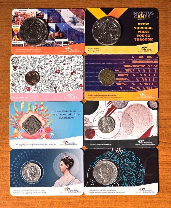 Nederland. Coin Card 2022/2025 (8 stuks) (Zonder, Postzegels en Munten, Munten | Nederland