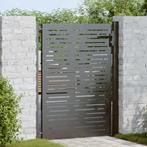 vidaXL Tuinpoort met slot Zwart 105 x 125 cm Poedergecoat, Tuin en Terras, Tuinpoorten, Verzenden, Nieuw