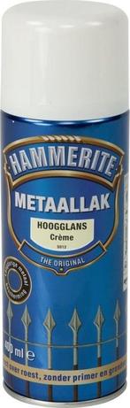 Hammerite Hoogglans Creme S012 Spuitbus 400 ml, Nieuw, Verzenden