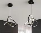 Glanzende LED Hanglamp – Moderne Plafondlamp met 3 Lichtkleu, Huis en Inrichting, Lampen | Hanglampen, Verzenden, Nieuw