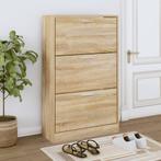 vidaXL Schoenenkast 63x24x103 cm bewerkt hout sonoma, Verzenden, Nieuw