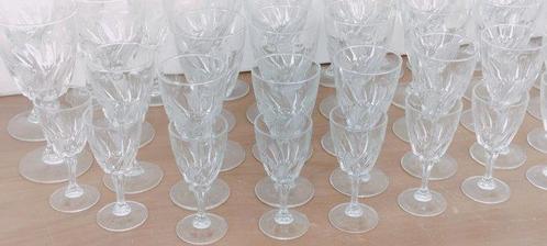 Drinkservies (51) - Kristal - Vintage glazen, Antiek en Kunst, Antiek | Meubels | Tafels