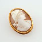 Zonder Minimumprijs - Broche - 18 karaat Geel goud -, Sieraden, Tassen en Uiterlijk, Antieke sieraden