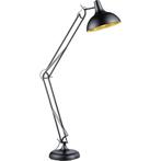 Vloerlamp - E27 Fitting - 1-lichts - Mat Zwart - Verstelbaar, Ophalen of Verzenden, Nieuw, Metaal, 200 cm of meer