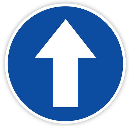 Vloersticker looprichting, Huis en Inrichting, Brandblussers en Brandkasten, Verzenden