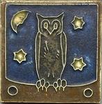 Tegel - Uil - De Porceleyne Fles, Delft - 1920-1930 -, Antiek en Kunst, Antiek | Glas en Kristal