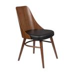 *WOONWINKEL* Dutchbone Chaya Retro Eetkamerstoel Walnoot, Huis en Inrichting, Stoelen, Nieuw, Bruin, Verzenden