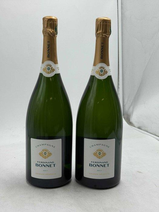 Ferdinand Bonnet, Grande Reserve - Champagne Brut - 2, Verzamelen, Wijnen