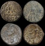 Griekenland (oud) Lot of 4 Æ coins Various types (Zonder