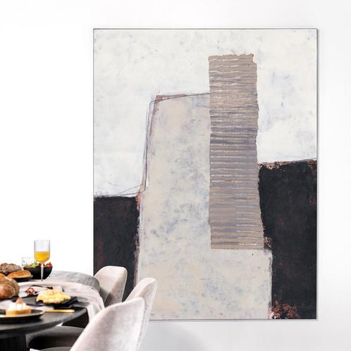 *WOONWINKEL* Urban Cotton Abstract 1 Wandkleed In Frame L 14, Huis en Inrichting, Woonaccessoires | Overige, Nieuw, Verzenden