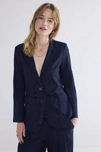 -50% Summum  Summum 1s1189-12072 r viscose blend stretch  ma, Kleding | Dames, Jasjes, Kostuums en Pakken, Verzenden, Nieuw, Blauw