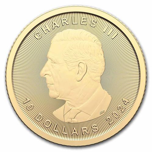 Gouden Canadian Maple Leaf 1/4 oz 2024, Postzegels en Munten, Munten | Amerika, Noord-Amerika, Losse munt, Goud, Verzenden