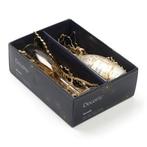 Champagne kerst ornament | Decoris | Set van 2 (Glas), Diversen, Kerst, Verzenden, Nieuw