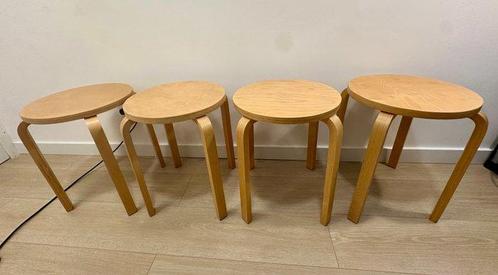 IKEA - Gillis Lundgren - Kruk (4) - Frosta - Hout - IKEA, Antiek en Kunst, Antiek | Meubels | Stoelen en Banken